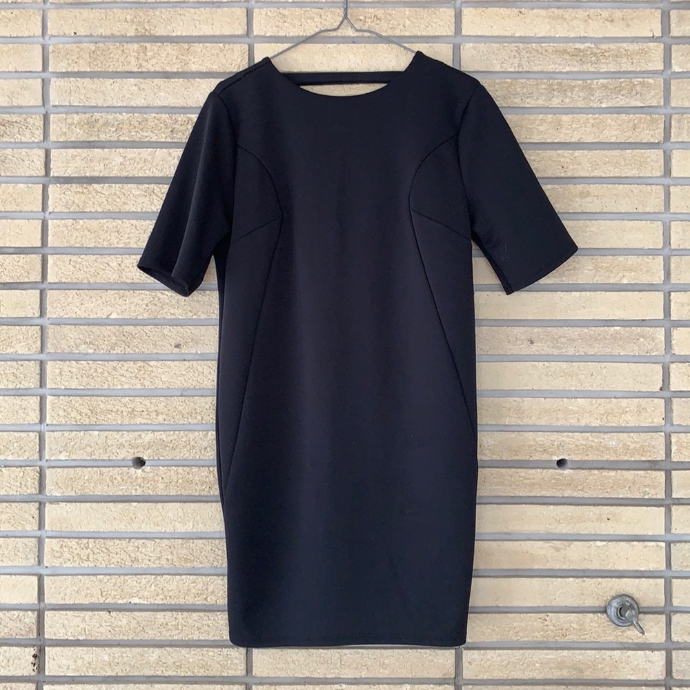 Asos Open-Back Little Black Dress